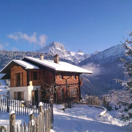 Magnifique Chalet Valerie 5 Chambres A Coucher & Vue Unique Грион Экстерьер фото