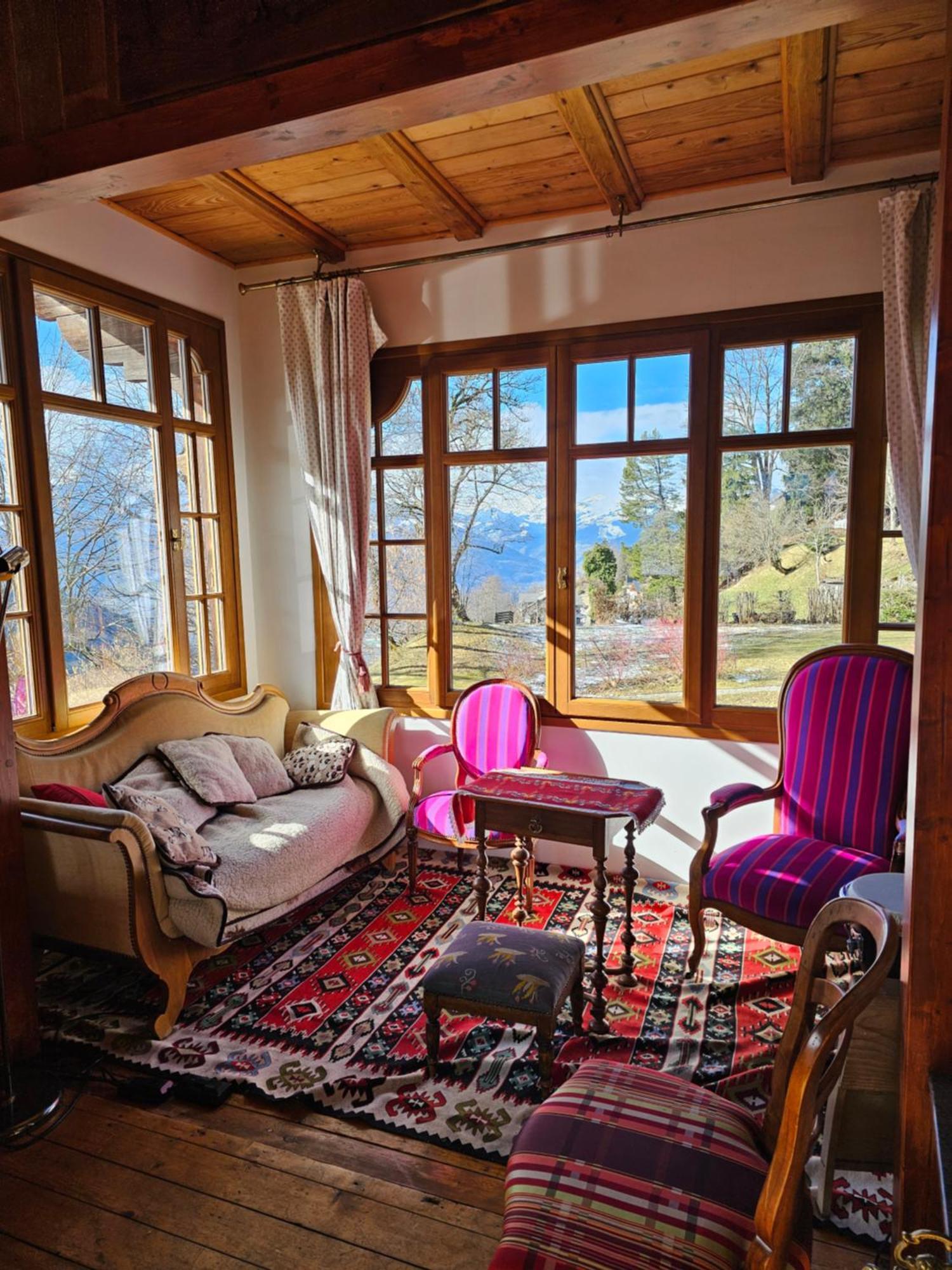 Magnifique Chalet Valerie 5 Chambres A Coucher & Vue Unique Грион Экстерьер фото